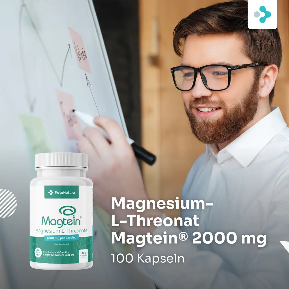 FutuNatura | Magnesium L-Threonat Magtein® 2000 mg - 100 Kapseln