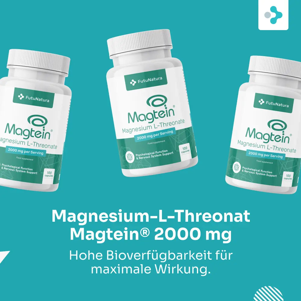 FutuNatura | Magnesium L-Threonat Magtein® 2000 mg - 100 Kapseln