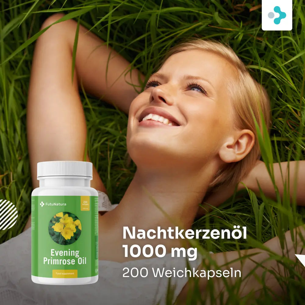 FutuNatura Nachtkerzenöl 1000 mg - 200 Weichkapseln