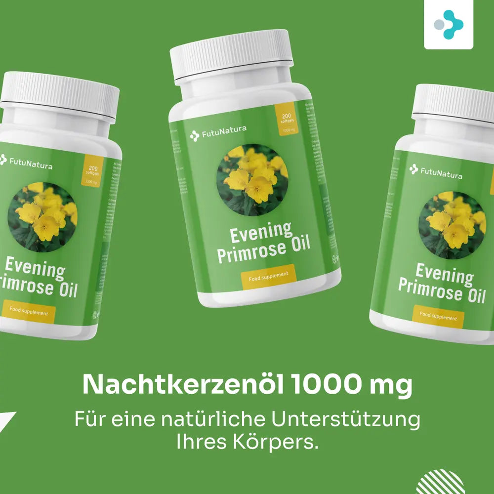 FutuNatura Nachtkerzenöl 1000 mg - 200 Weichkapseln
