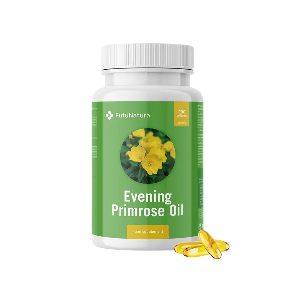 FutuNatura Nachtkerzenöl 1000 mg - 200 Weichkapseln