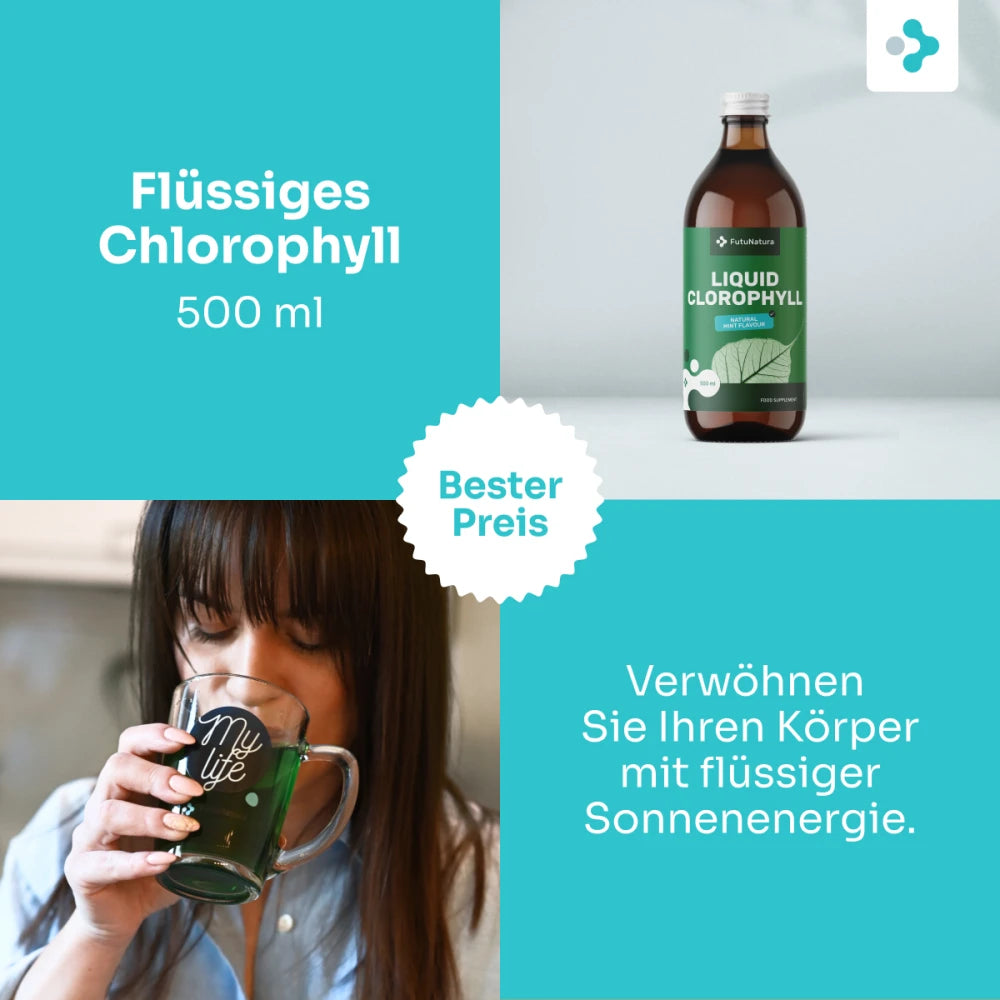 FutuNatura | Flüssiges Chlorophyll - 500 ml