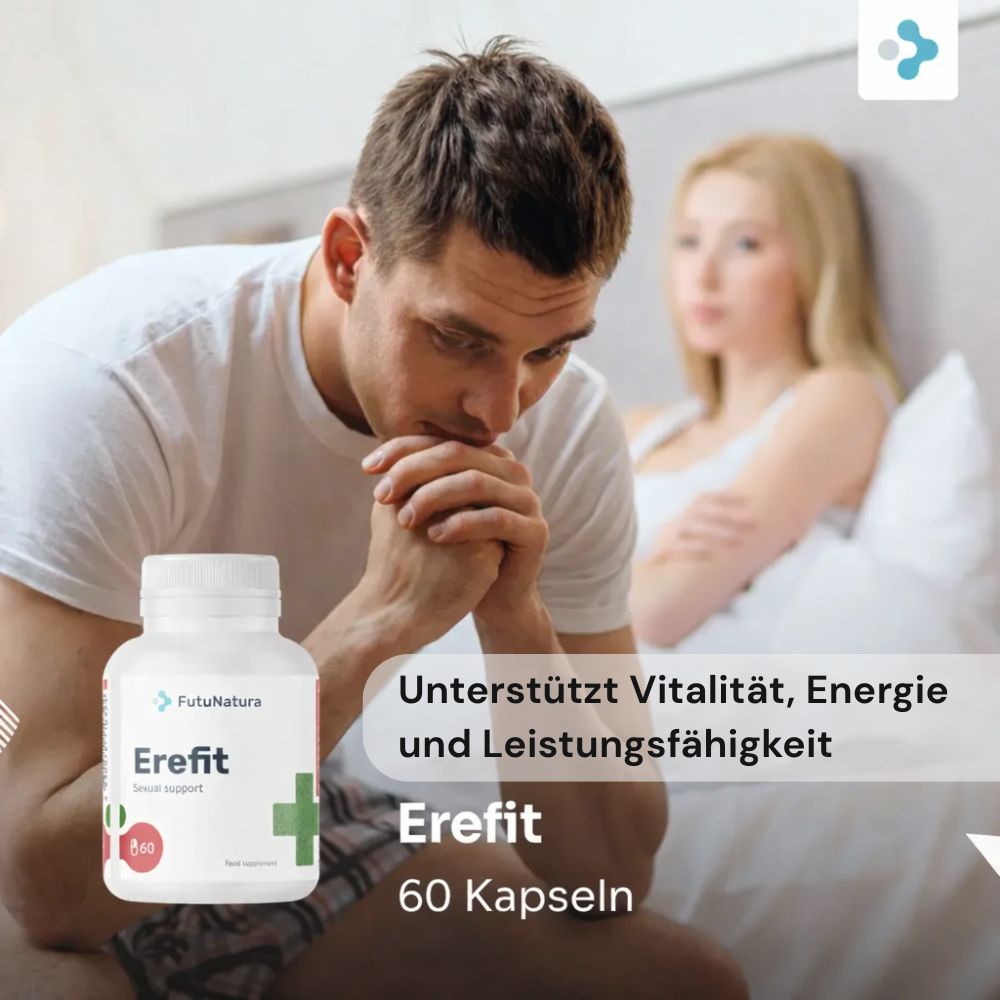 FutuNatura | Erefit Sexual Support für Libido und Erektion - 60 Kapseln