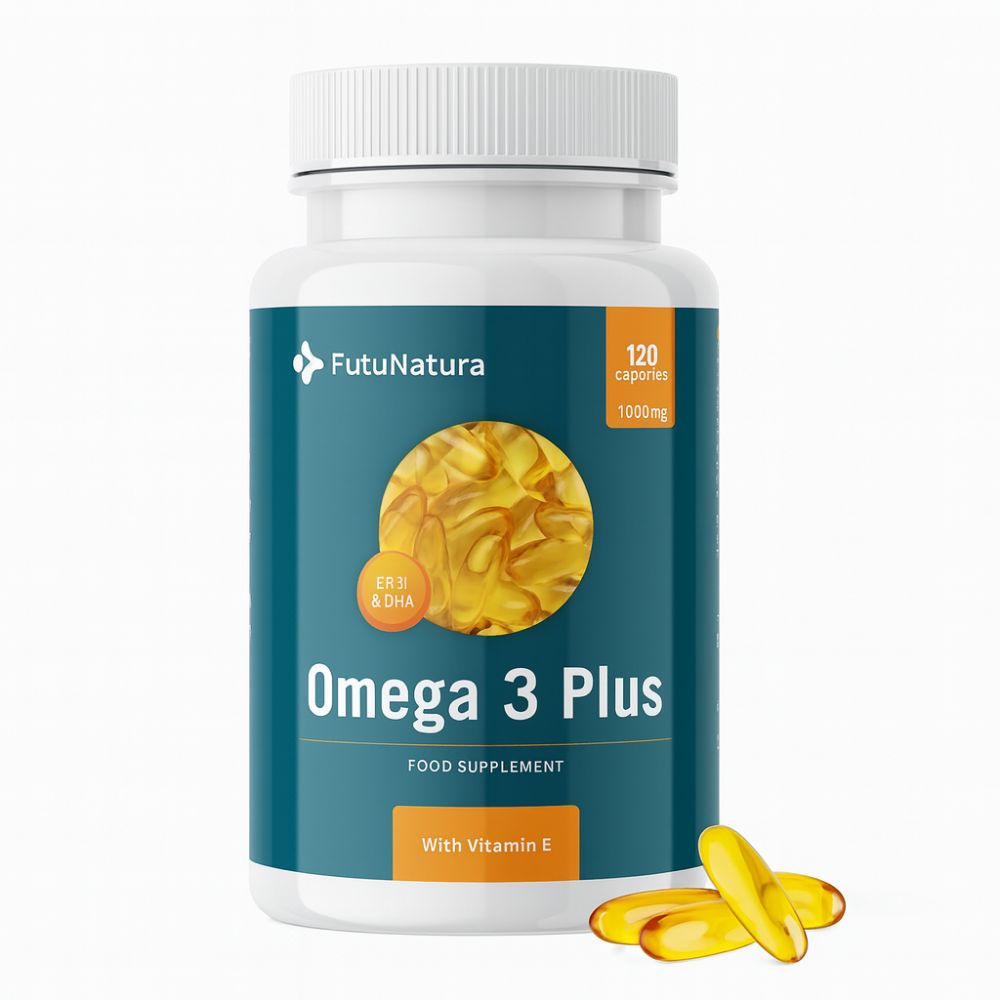 FutuNatura | Omega-3-Plus 1000 mg für das Herz und Gehirn - 120 Weichkapseln