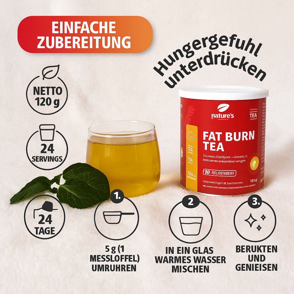 Nature's Finest | Fatburn Tea - Tee fur Abnehmen / Fettverbrenner