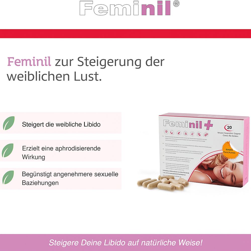 500Cosmetics | Feminil Plus für die sexuelle Vitalität von Frauen