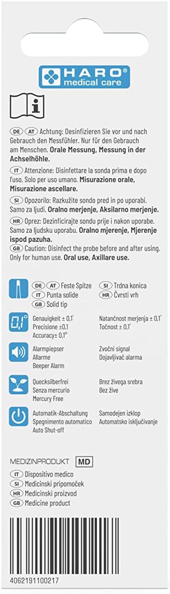 Haro | Fieberthermometer (mit fester Spitze)