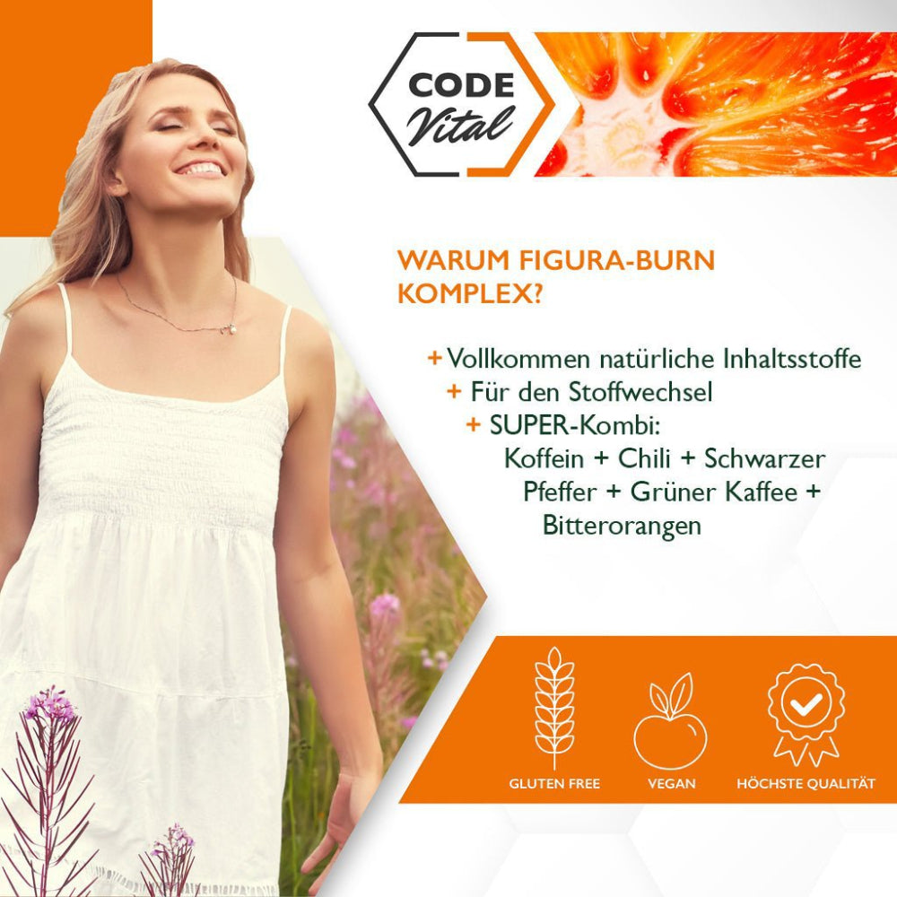 Code Vital | Figura-Burn Komplex - 100 % natürlich zur Wunschfigur