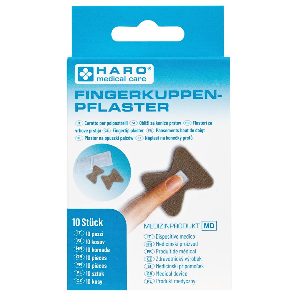 Haro | Fingerkuppenpflaster aus Textil - 10 Stück
