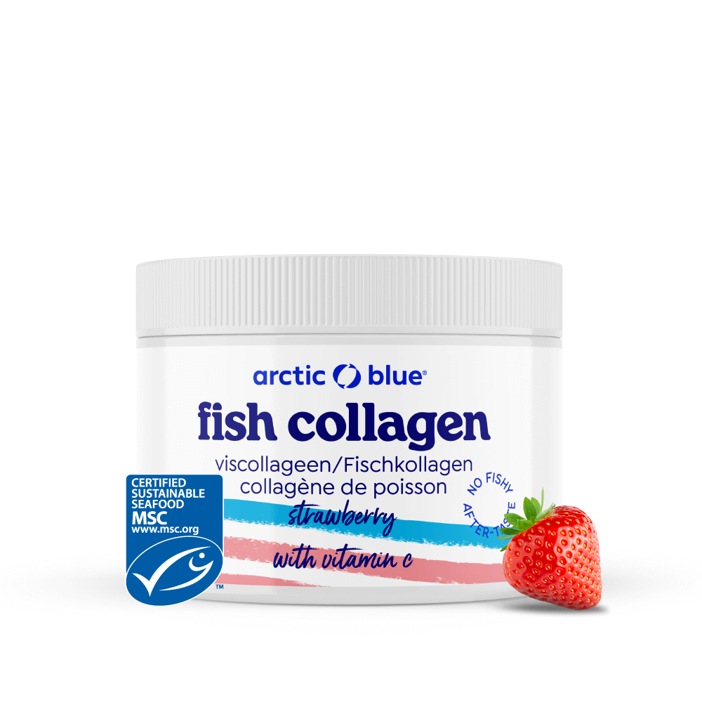 Arctic Blue Fischkollagen-Pulver Erdbeere