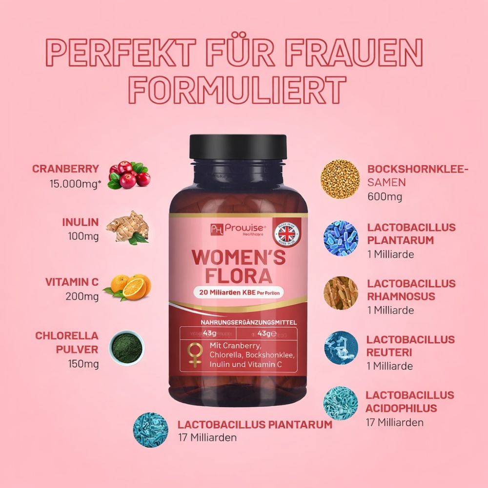 Prowise Healthcare | Frauen Flora 20 Milliarden KBE - 60 Kapseln