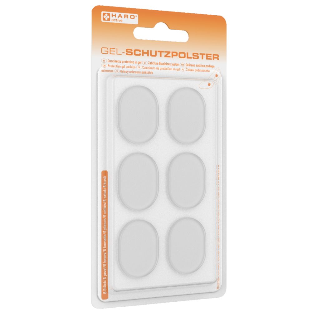 Haro | Gel-Schutzpolster für Füße - 6-teilig Set