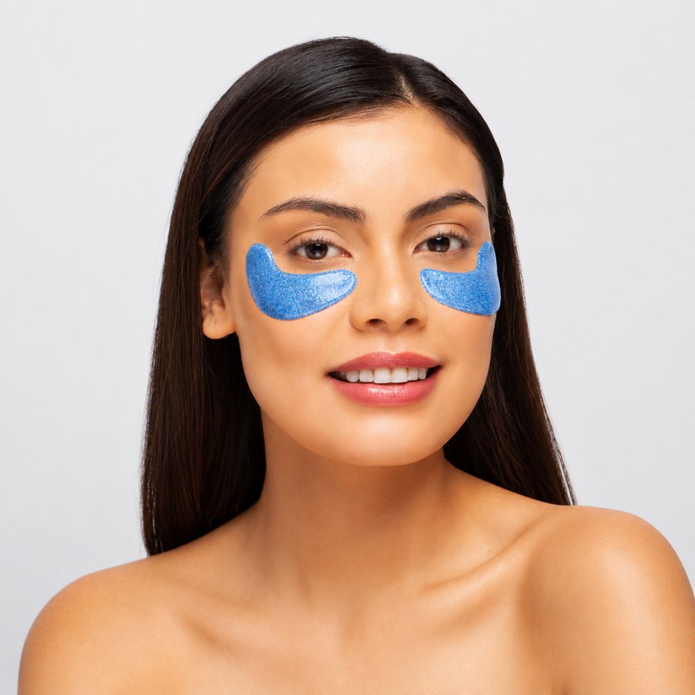 Idc Institute | Glitter Augenpads - Blau