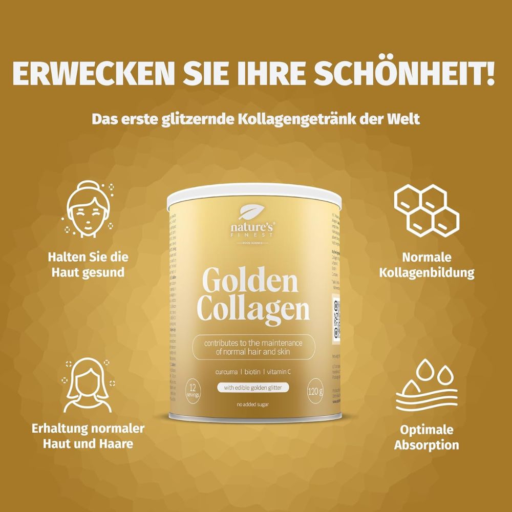 Nature's Finest | Golden Collagen für Haut, Haare und Nägel