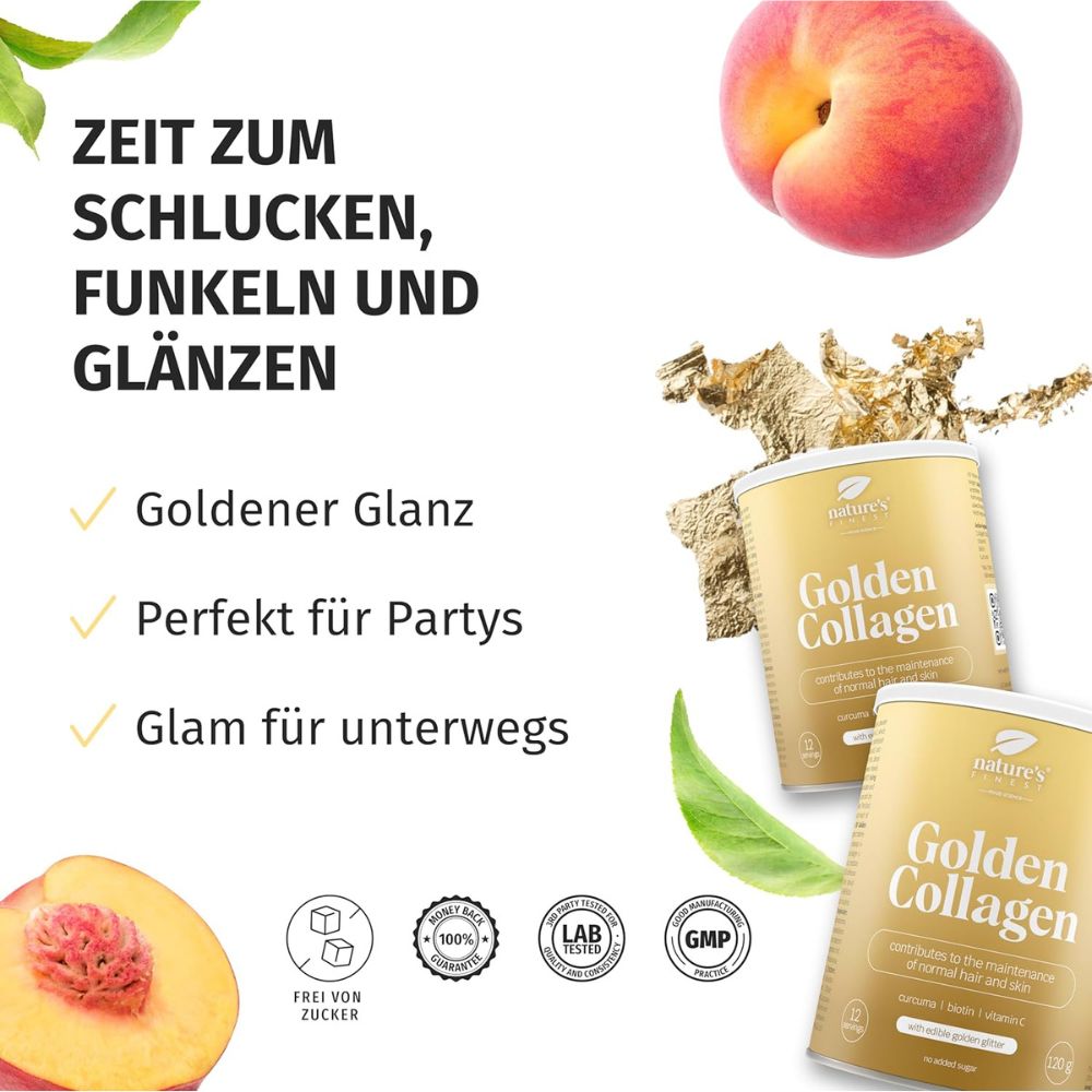 Nature's Finest | Golden Collagen für Haut, Haare und Nägel