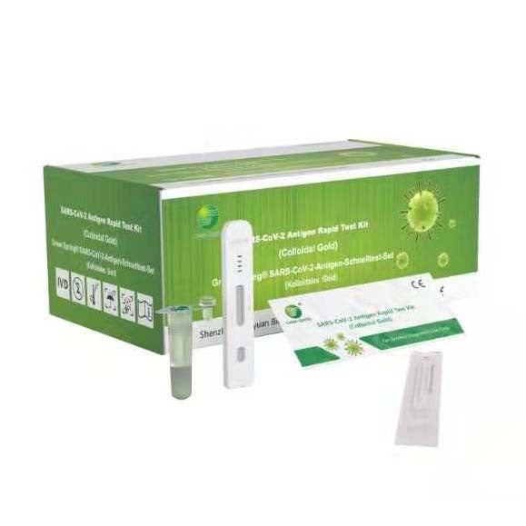 25er Green Spring | SARS-CoV-2 Antigen Schnelltest | 4 in 1 (Nase-Rachen, Nasal, Rachen, Lolli-Test)