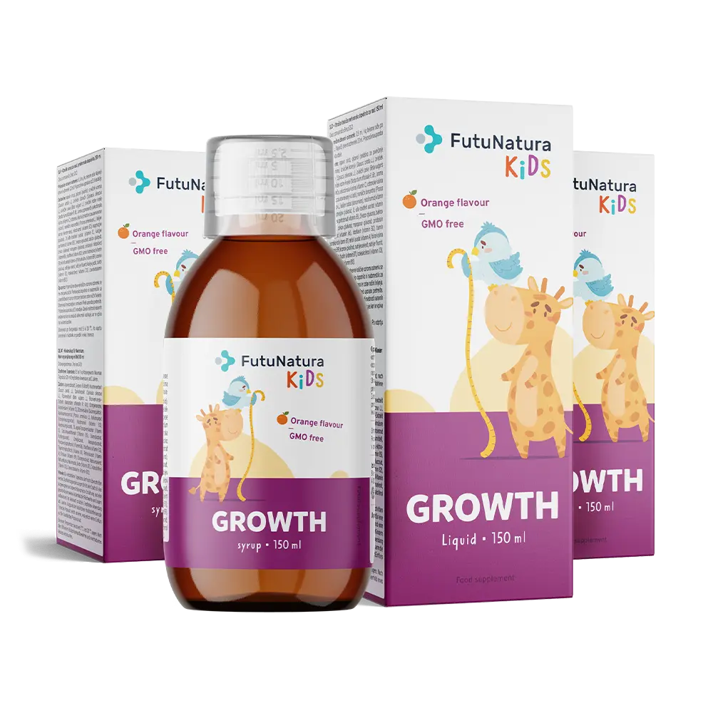 FutuNatura | Growth – Flüssige Nahrungsergänzung für Kinder in der Wachstumsphase
