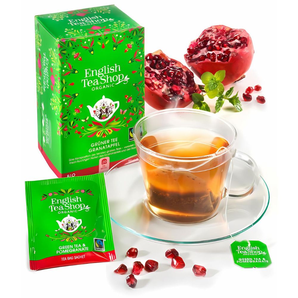 English Tea Company | Grüner Tee Granatapfel - 20 Teebeutel