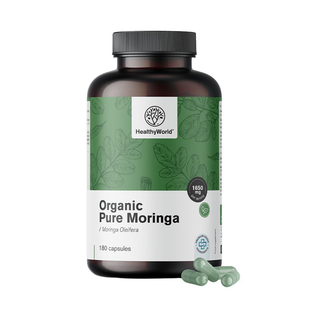 HealthyWorld | BIO Moringa 1650 mg - 180 Kapseln