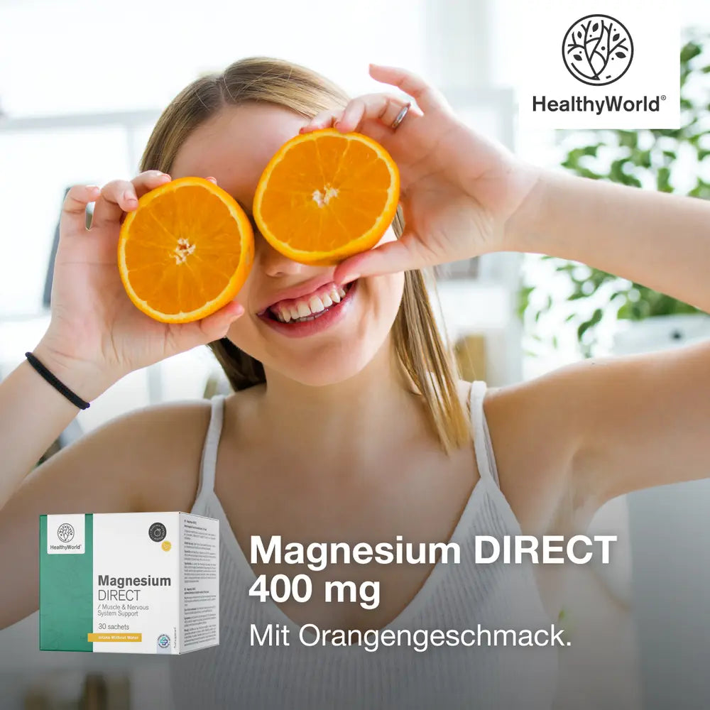 HealthyWorld | Magnesium DIRECT 400 mg - 30 Beutel