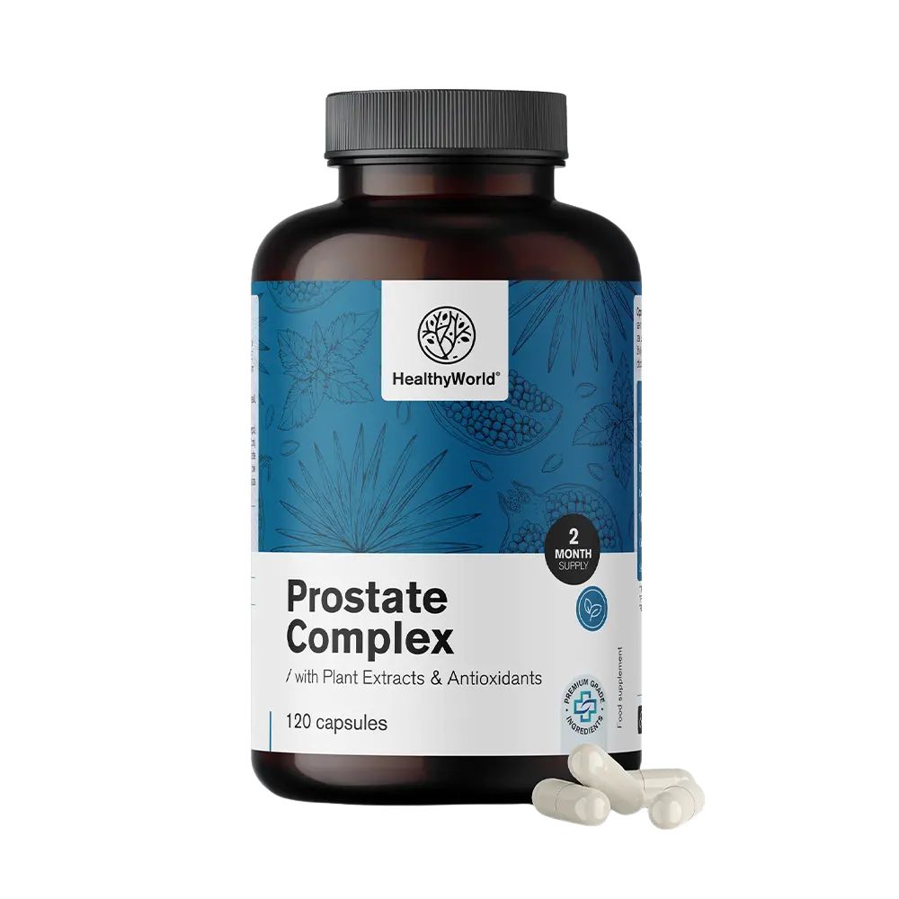 HealthyWorld | Prostata-Komplex für Harnfunktion und Sexualität - 120 Kapseln