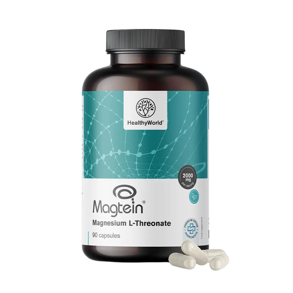 HealthyWorld | Magnesium L-Threonat Magtein® 2000 mg - 90 Kapseln