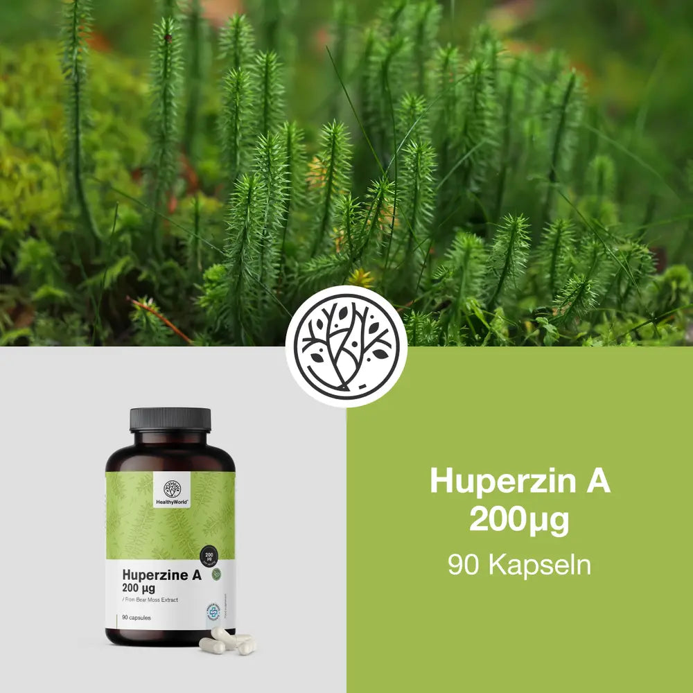 HealthyWorld | Huperzin A 200 µg - 90 Kapseln