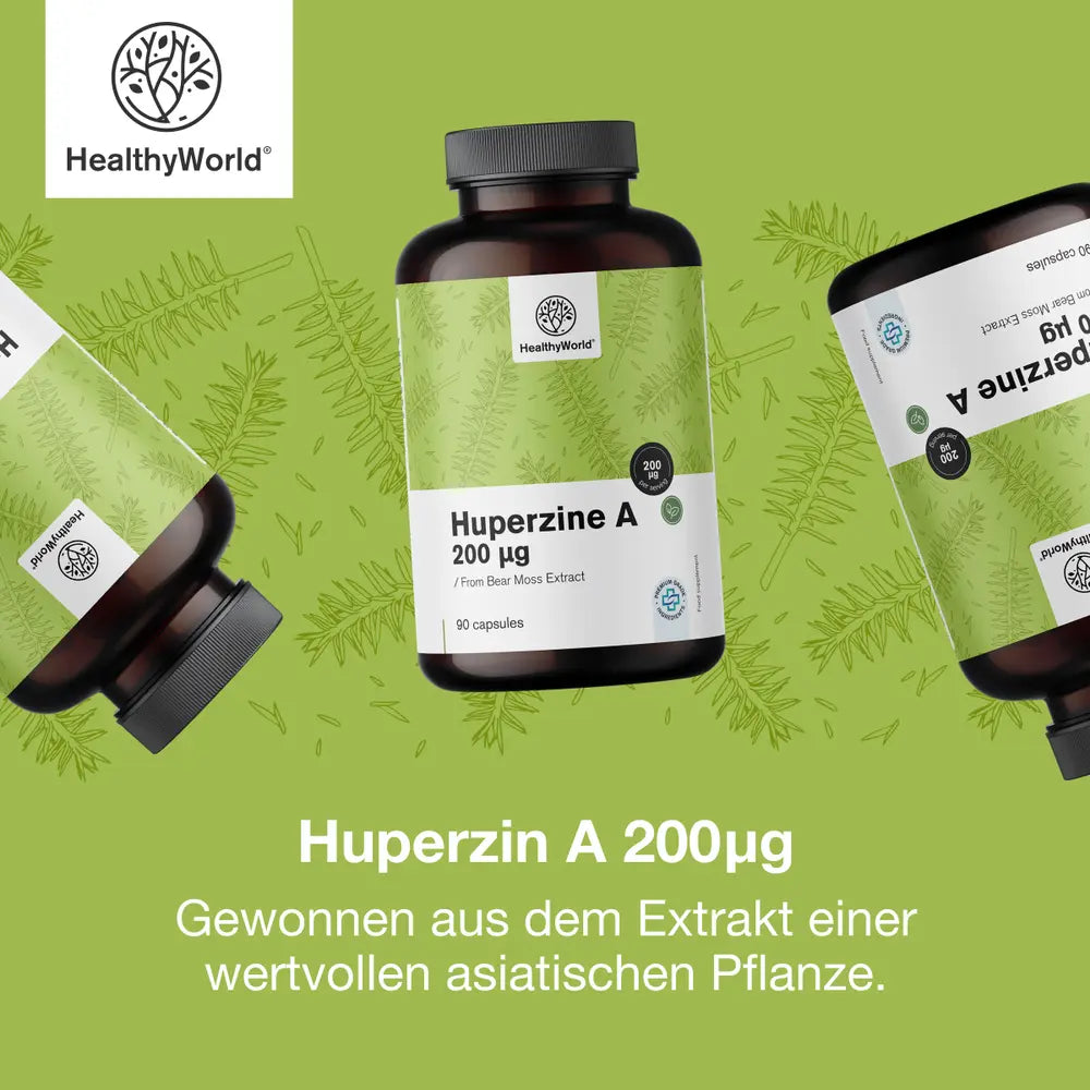 HealthyWorld | Huperzin A 200 µg - 90 Kapseln