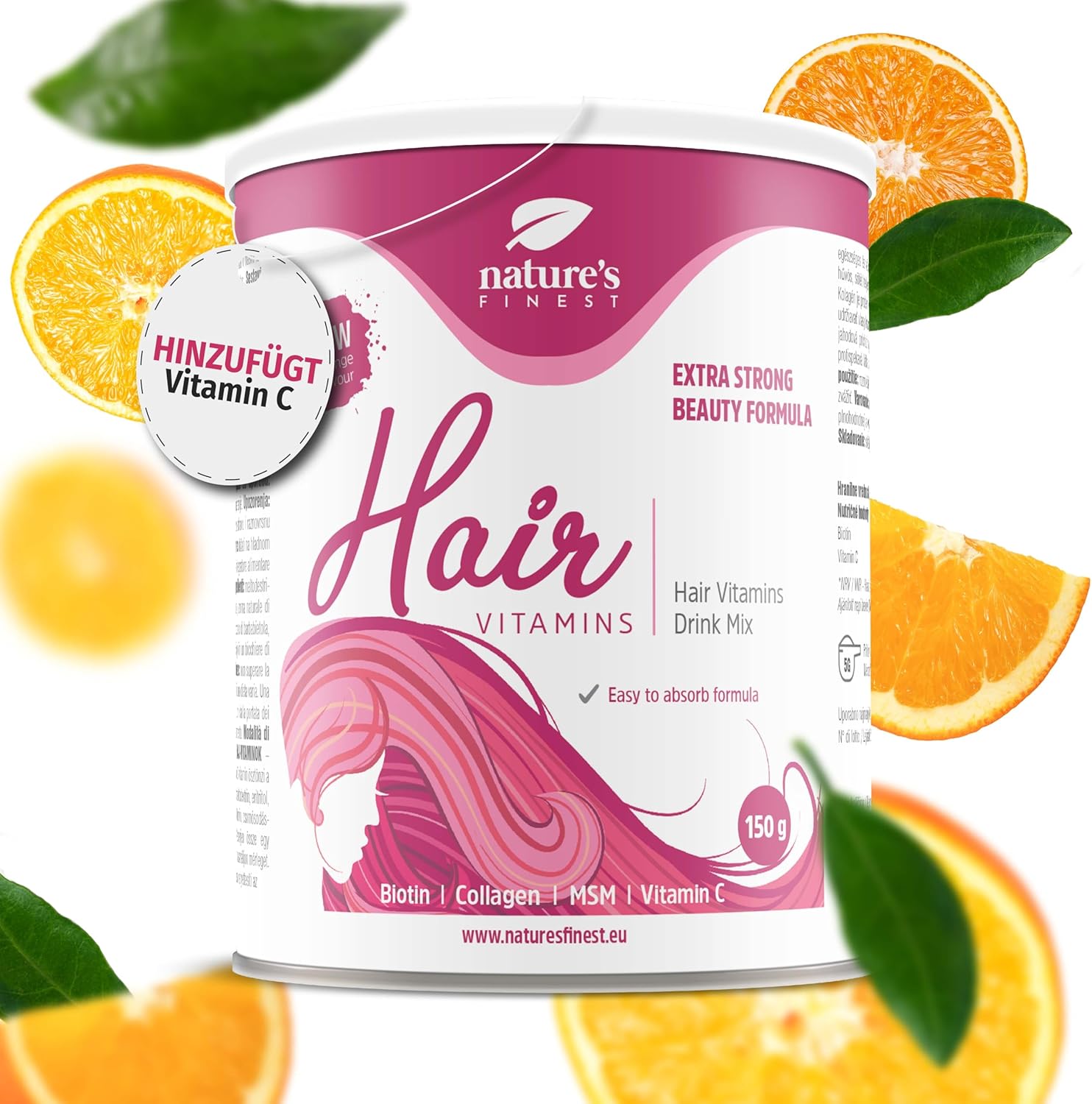 Nature's Finest I Hair Vitamins I  Top Vitamine für schnelleres Haarwachstum