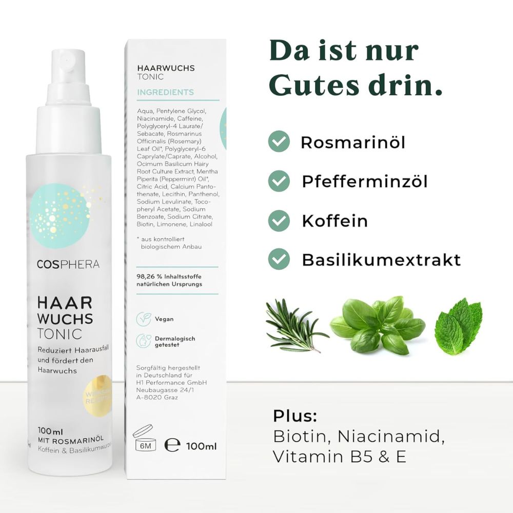 Cosphera | Haarwuchs Tonic mit Rosmarinöl - 100ml