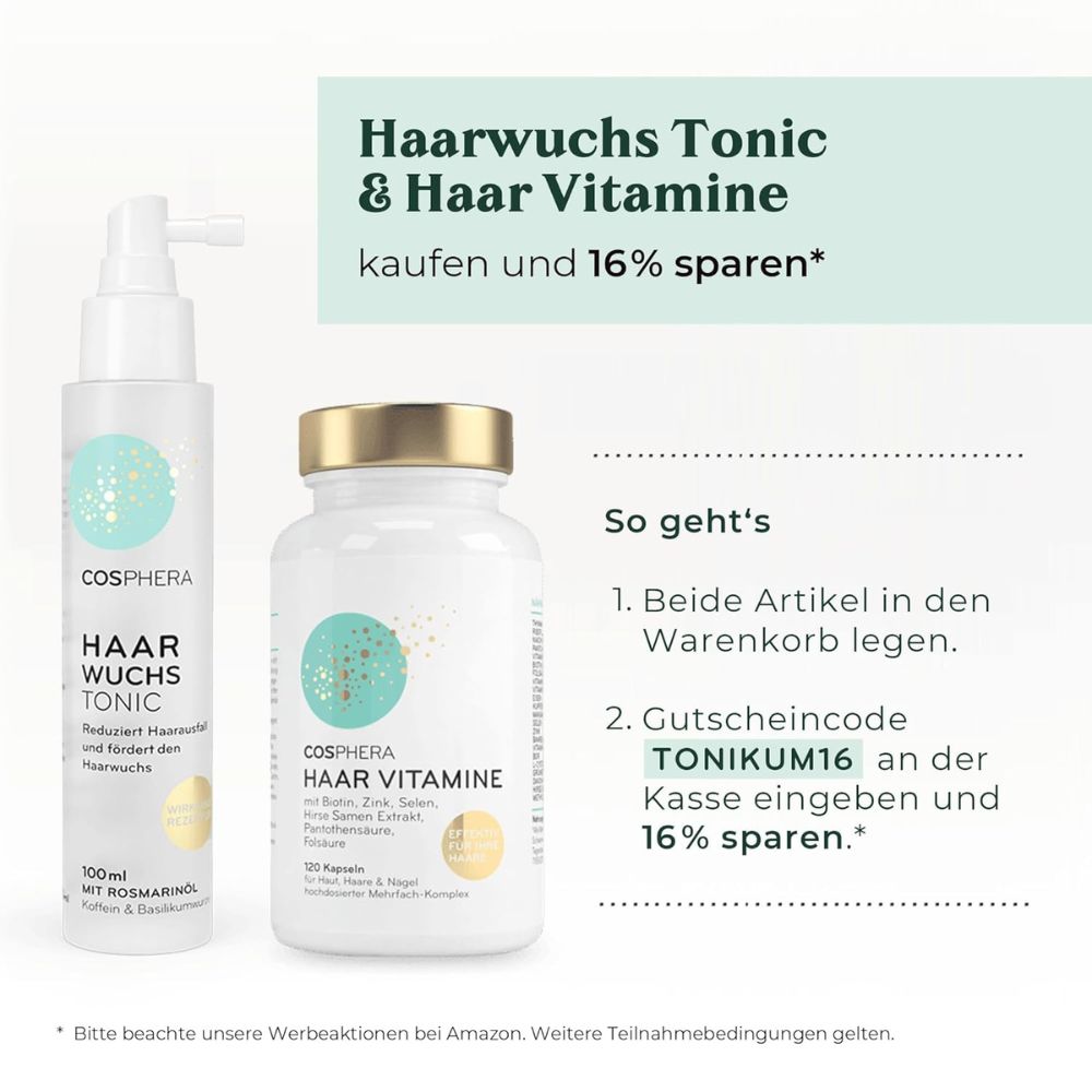 Cosphera | Haarwuchs Tonic mit Rosmarinöl - 100ml