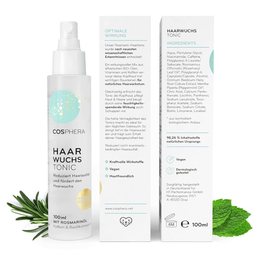 Cosphera | Haarwuchs Tonic mit Rosmarinöl - 100ml