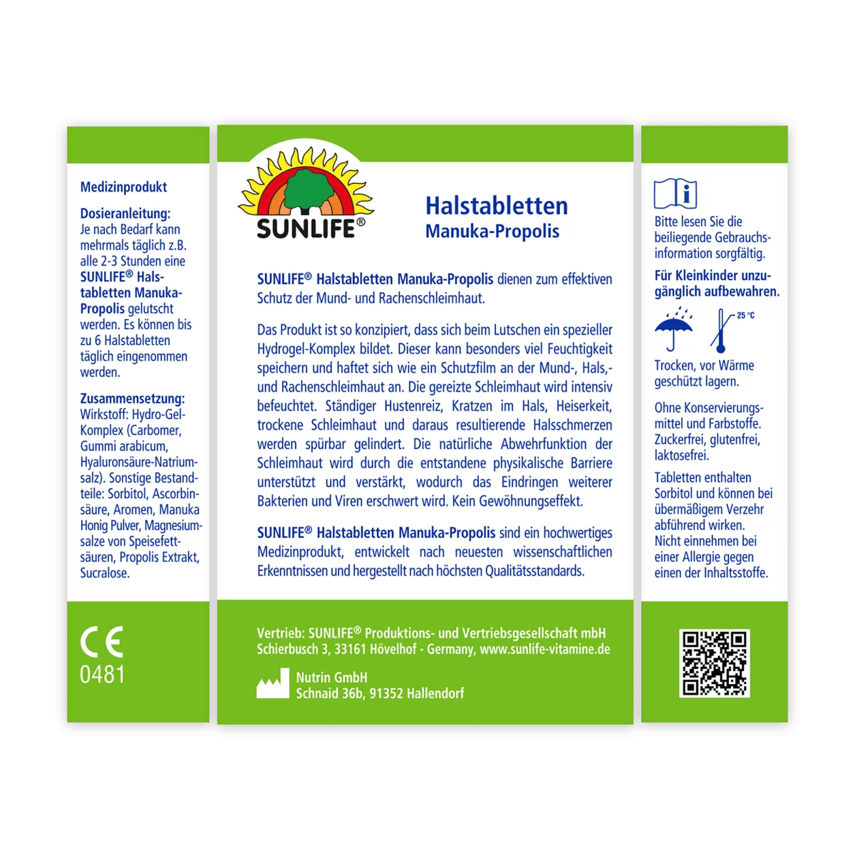 Sunlife | Halstabletten Manuka-Propolis