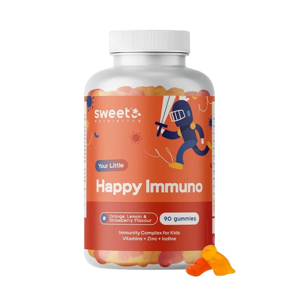 Sweet Nutribites | Happy Immuno Gummis für Kinder für das Immunsystem - 90 Gummibonbons