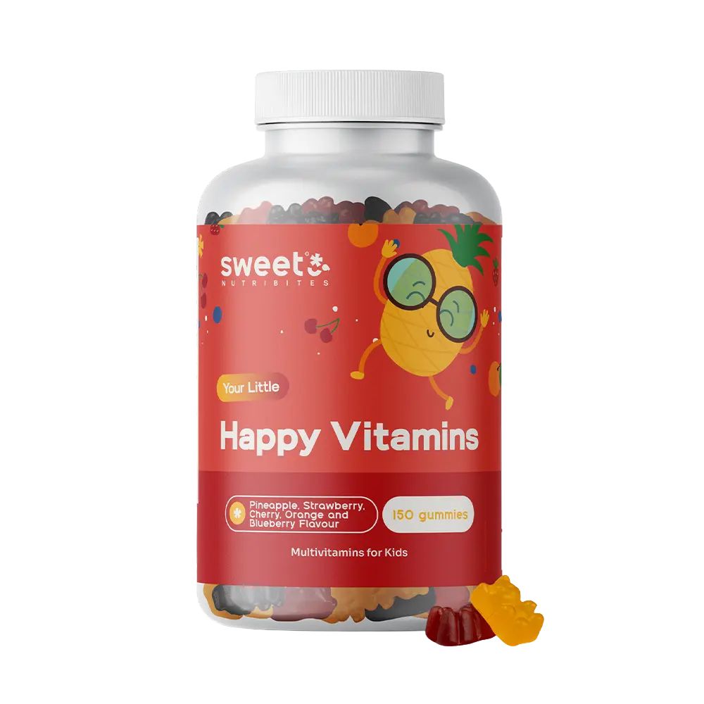 Sweet Nutribites | Happy Vitamins – Multivitaminen für Kinder - 150 Gummibonbons