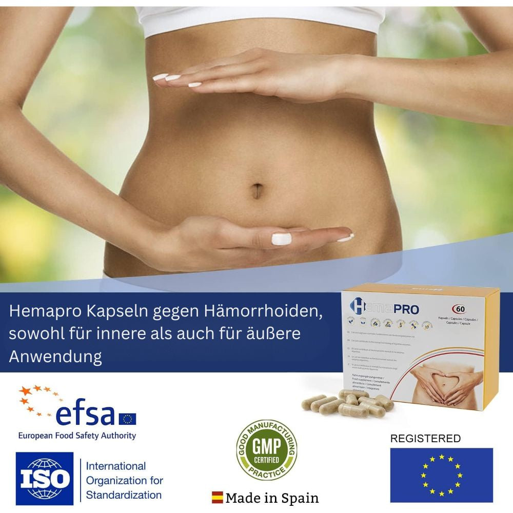 500Cosmetics | Hemapro Pills zur Hämorrhoiden Vorbeugung - 60 Kapseln