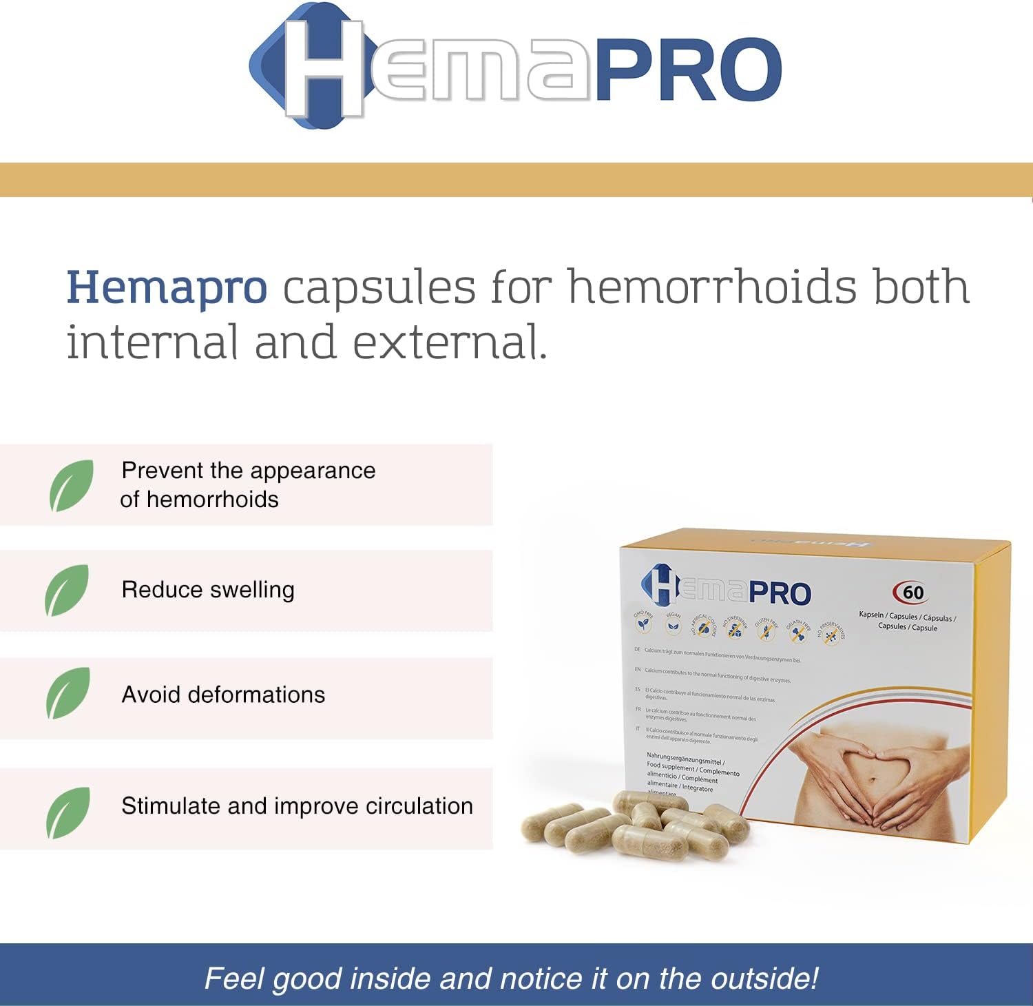 500Cosmetics | Hemapro Pills zur Hämorrhoiden Vorbeugung