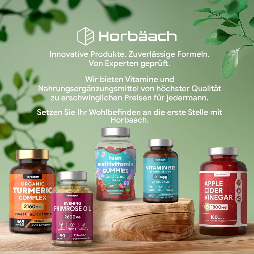 Horbaach | Magnesium 90mg Gummibärchen für Kinder - 60 Stück