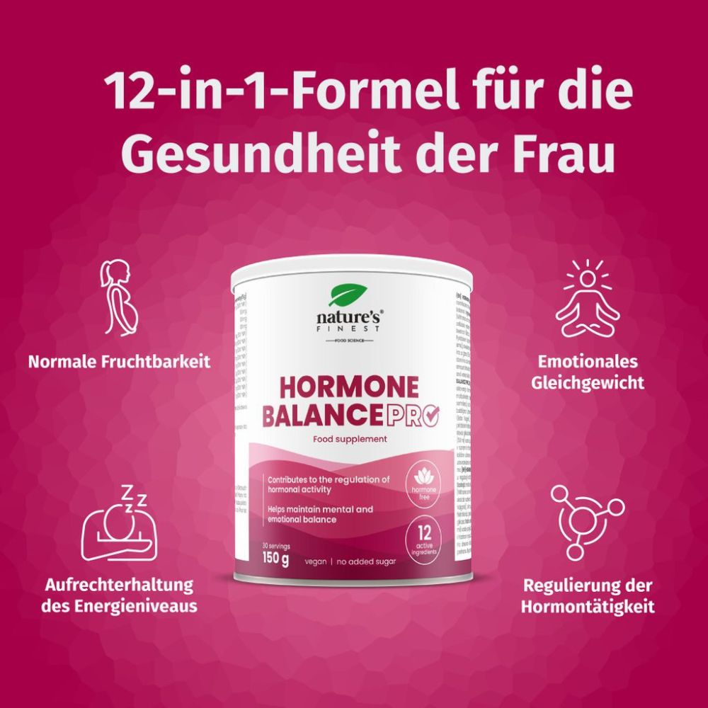 Nature's Finest I Hormone Balance PRO für hormonelle Gleichgewicht