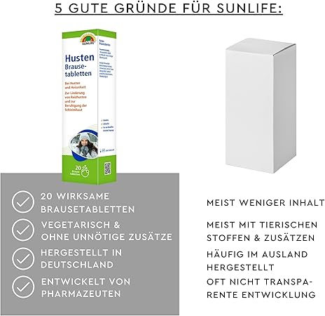 Sunlife | Husten Brausetabletten