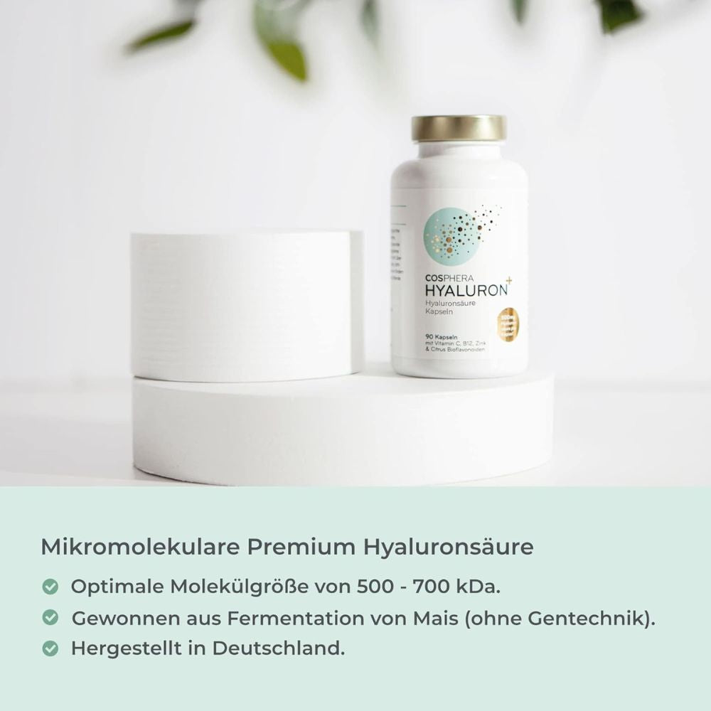Cosphera | Hyaluronsäure+ Kapseln - 90 Stück
