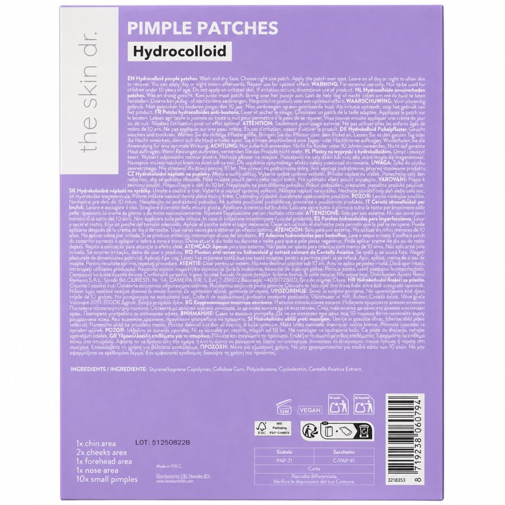 The Skin Dr. |  Premium Gesichts-Patches mit Centella XL Aktionsset