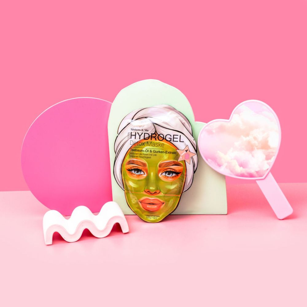 Sisters & Me | 5x Hydrogel Detox Maske mit Teebaumöl & Gurken-Extrakt