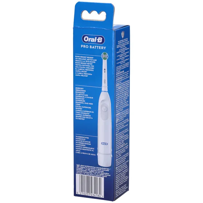 ORAL-B Pro Battery Precision Clean, batteriebetriebene Elektrische Zahnbürste Weiß