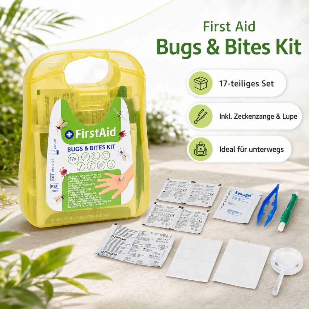 First Aid Insektenstich-Set 17-teilig