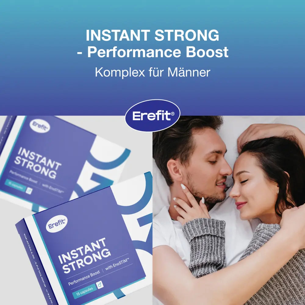 Erefit | INSTANT STRONG – Performance Boost, Komplex für Männer - 15 Kapseln