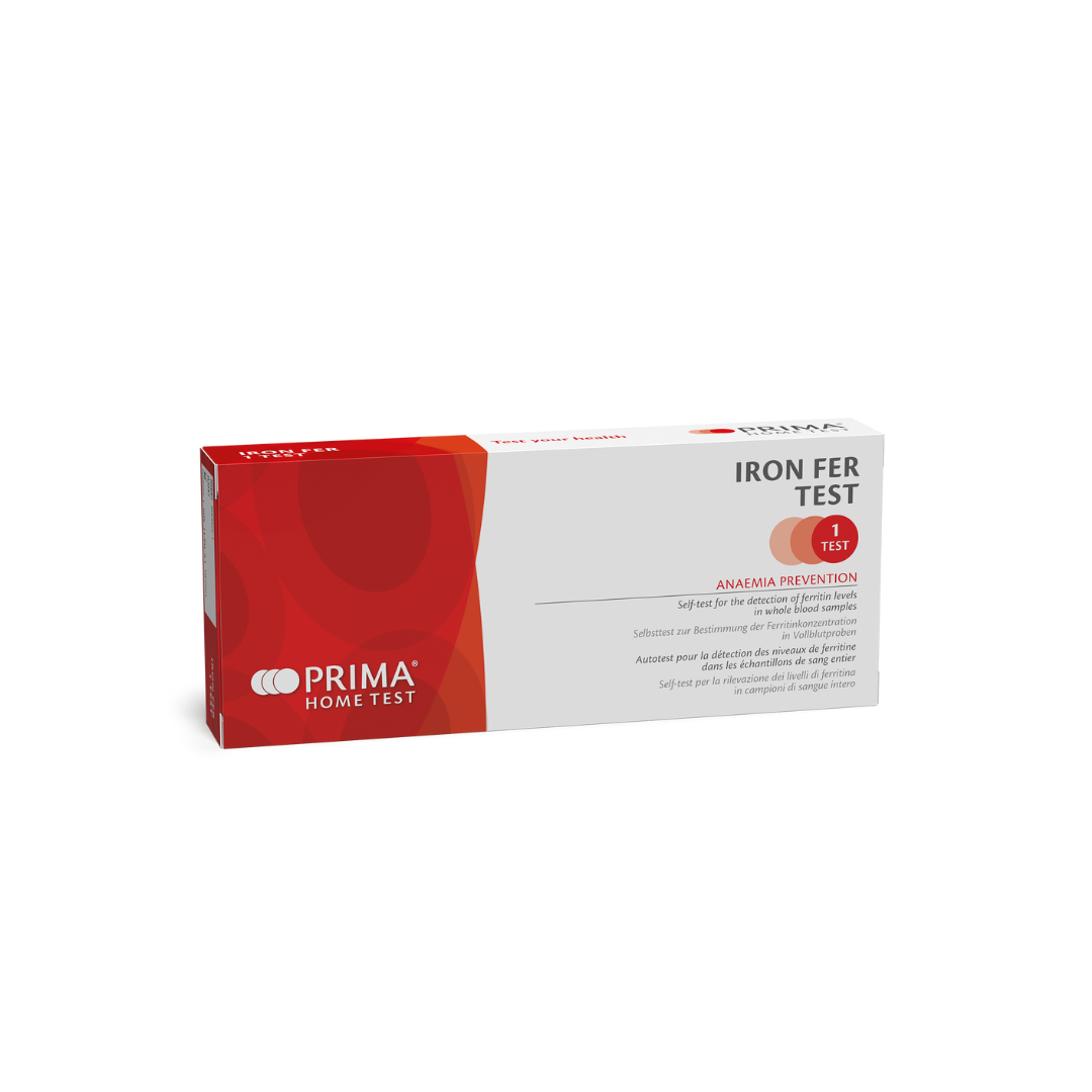 PRIMA | Eisen FER Home Test | Selbsttest zum Nachweis von Ferritinwerten
