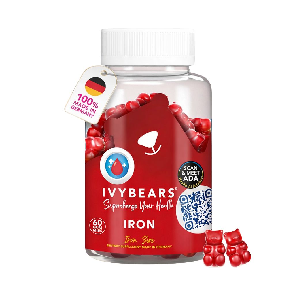 IvyBears | Iron mit Eisen und Zink - 60 Gummibärchen