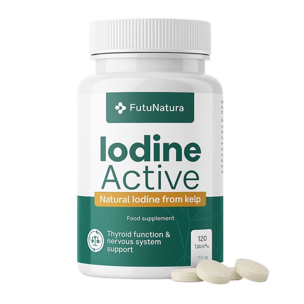 FutuNatura | Jod Active - Schilddrüse und Nervensystem - 120 Tabletten