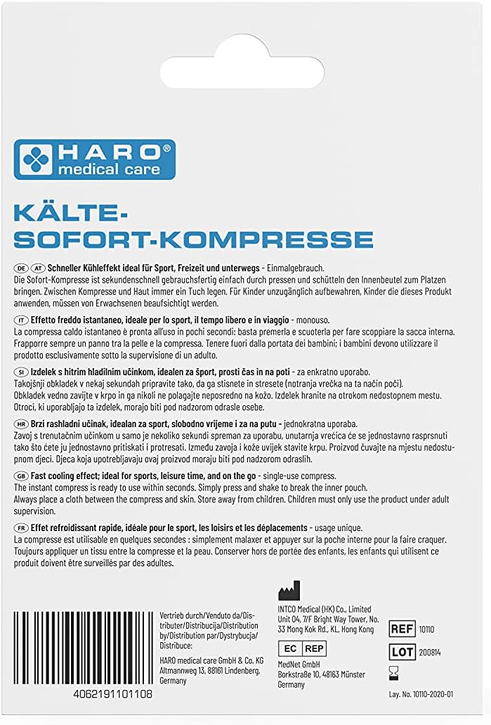 Haro | Kälte-Sofort-Kompresse - 22,8 x 15,2cm